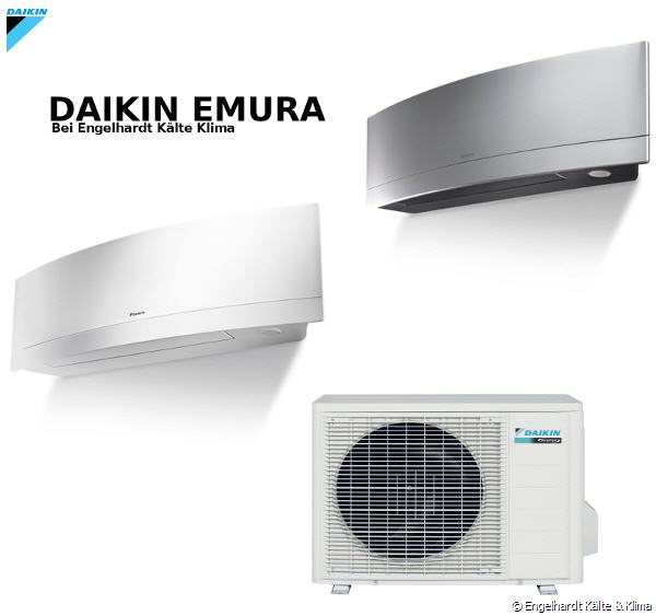 Daikin Emura FTXG-LW/LS Split-Klimaanlage, Inverter Wandgerät FTXG25LW bis  FTXG50LW :: von Engelhardt Kälte Klima GmbH